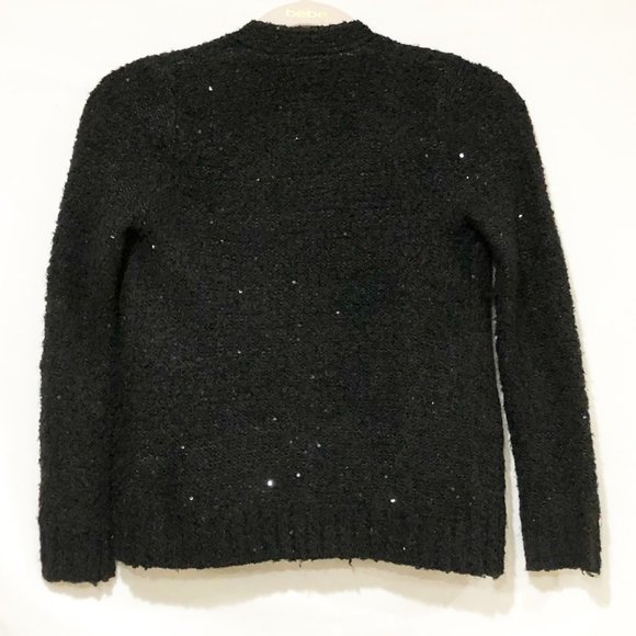 Cat & Jack Black Embellished sweater.Girls youth - Picture 2 of 6